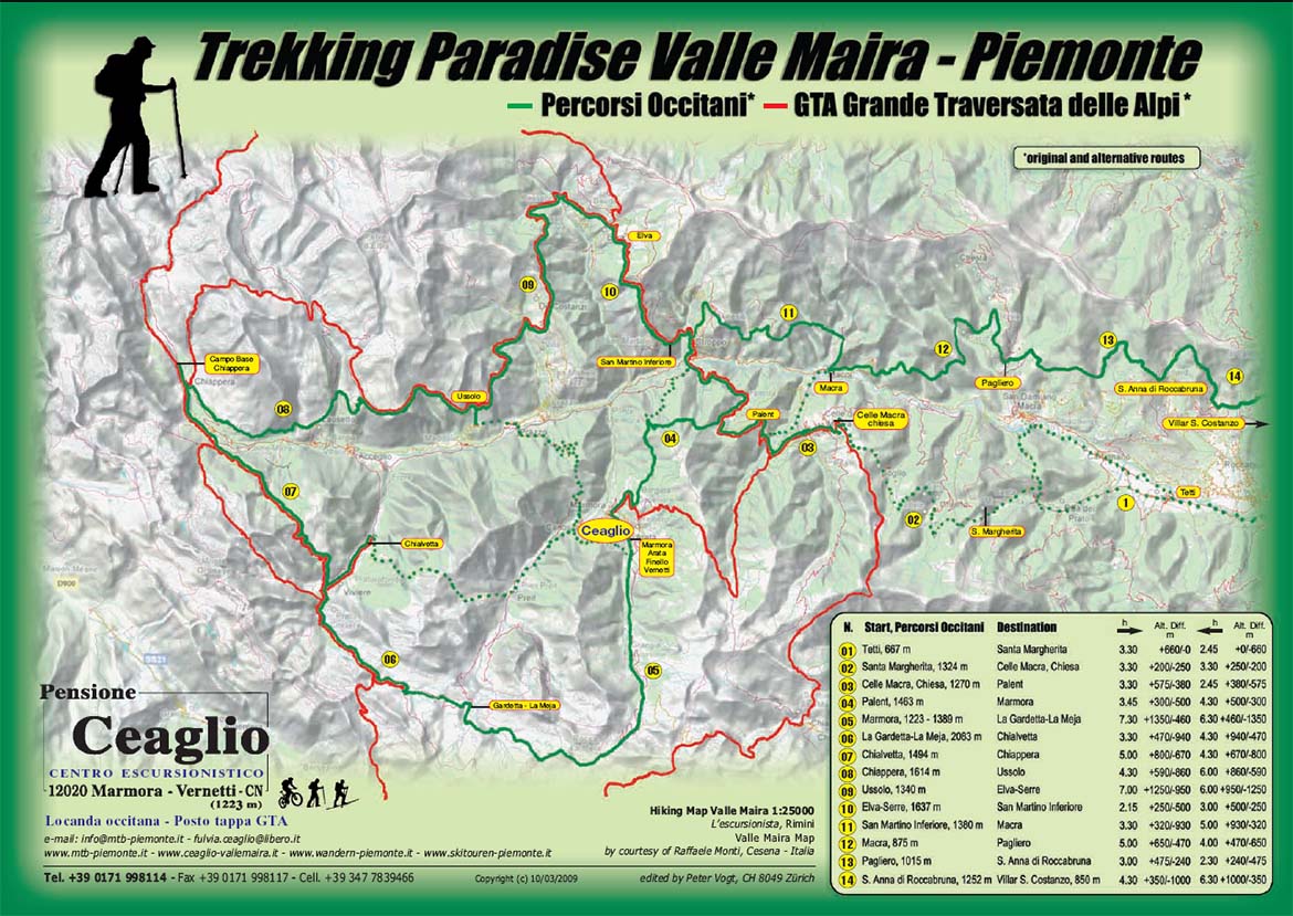 Wandern Valle Maira - Piemonte - Italy